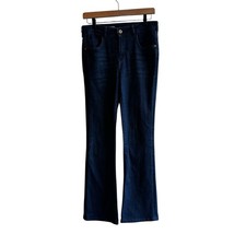 Pilcro Anthropologie Women's Jeans Demilune Boot Cut Flare Dark Wash Size 29