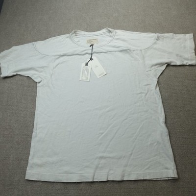 Current Elliot Mens Shirt XL White Cam Tee True White M3070-1928 Made in USA NEW