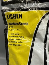 WOODLAND SCENICS L163 LICHEN MEDIUM GREEN 1.5 qt