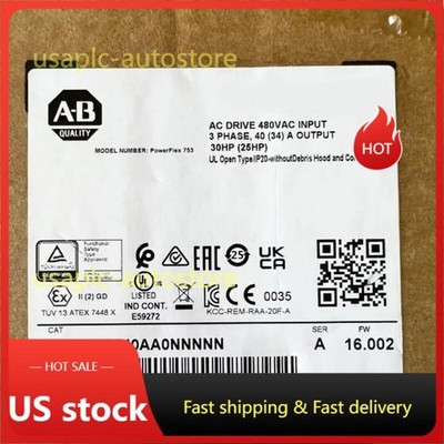 Allen Bradley 20F11ND040AA0NNNNN Power Flex Air Cooled 753 AC Drive US Free Tax