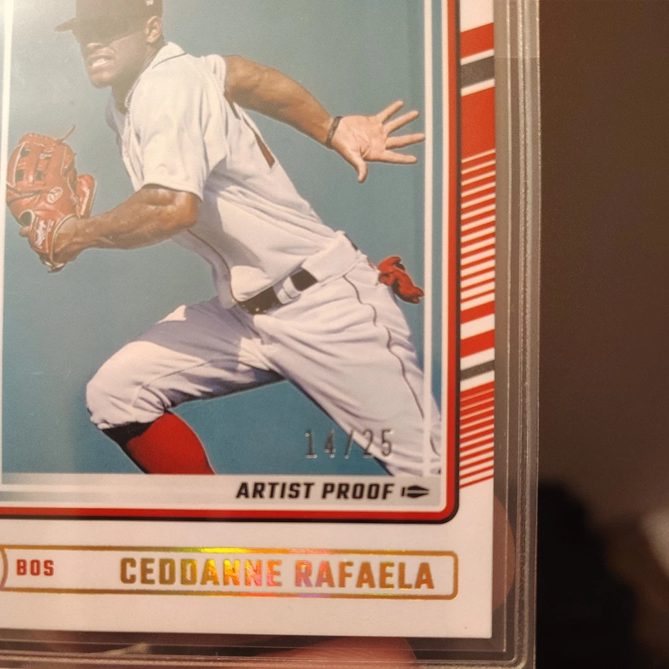 CEDDANNE RAFAELA 2024 DONRUSS RATED PROSPECT ARTIST PROOF SSP 14/25 - Image 3 of 3
