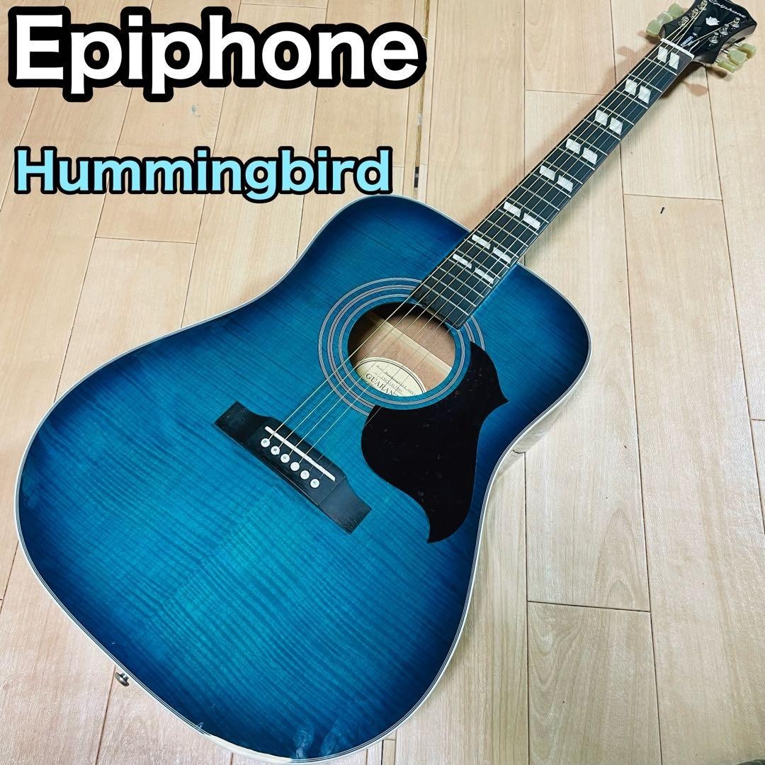 【11585】Epiphone hummingbird Artist Blue Epiphone Hummingbird artist rare color Used From JAPAN | eBay
