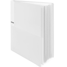 40-Pocket Binder with Plastic Sleeves 9"x12" Clear , A4 Art Portfolio Folder...