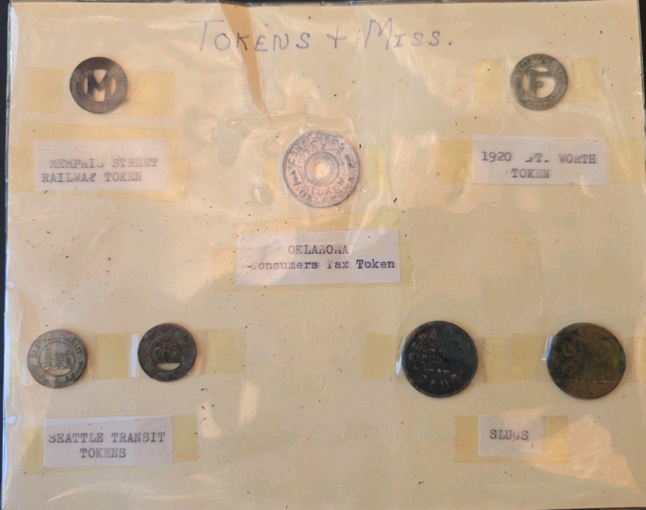 Vintage Token Lot Seattle Memphis Transit Pepsi Freedom Arcade Slugs Exonumia - second product detail image