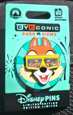 Disney EYEconic Park Views Chip & Dale LE Annual Passholder Single Pin