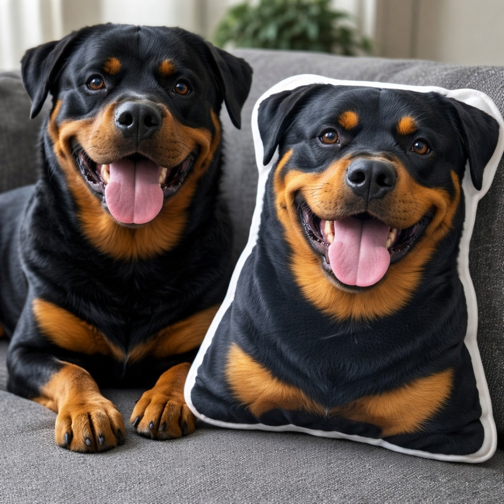 Coussin photo chien et chat sur mesure, oreiller personnalisé animal de compagnie