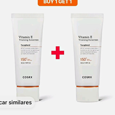 COSRX Vitamin E SPF 50 Broad Spectrum Face Sunscreen Cream No Whitecast Duo