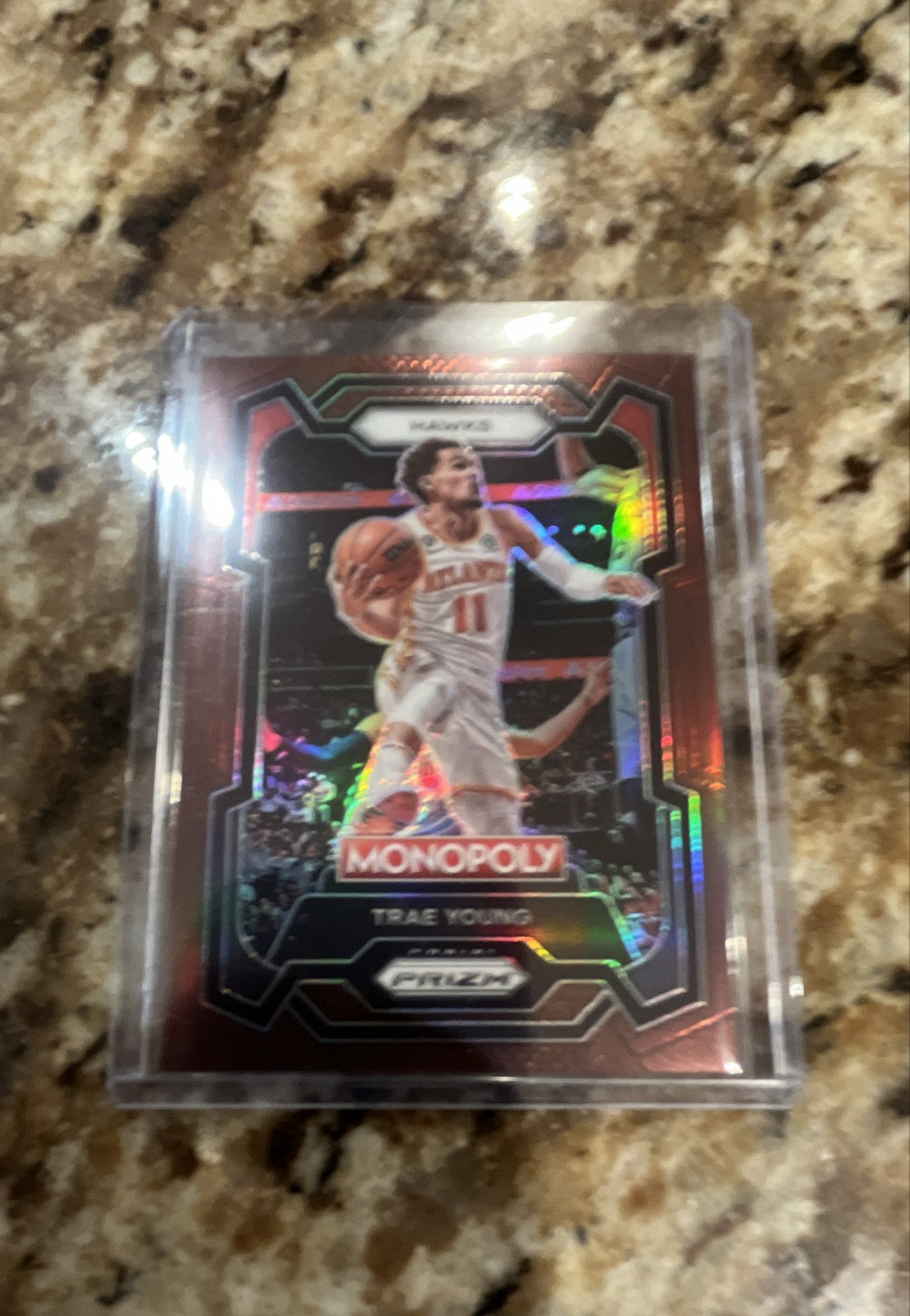 2023-24 Panini Prizm Monopoly - Trae Young #4 Brown Prizm /249