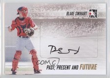 2013 ITG Past Present and Future Auto Blake Swihart #PPF-BS4 Auto h3a