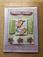 Bundle of Joy Baby Handmade Card Including Envelope (CCHM0037)