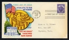 UNITED STATES FLUEGEL COVER LOT #28 1946 VETERANS of WWII FDC $$$