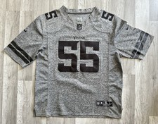 Minnesota Vikings Anthony Barr #55 Jersey Men's Size XL Gray/Black Stitch