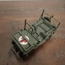 SOLIDO 1:43 Willy's Jeep Die-Cast Army Vehicle #888