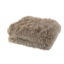Catherine Lansfield Cuddly Deep Pile Shaggy Faux Fur Fleece Throw 150x200cm Cosy