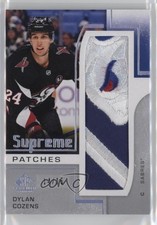 2024-25 Upper Deck SP Game Used Supreme 14/15 Dylan Cozens #SP-DC Patch 2d8
