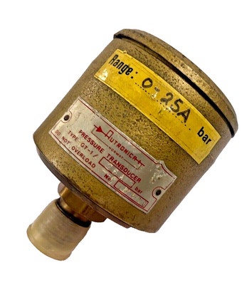 Autronica Pressure Transducer Type GT-1 25 bar A In 24V DC Out 4..20mA  G1/2