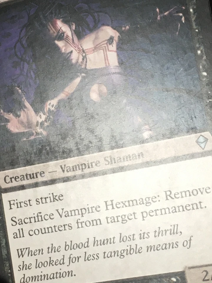 MTG Vampire Hexmage Zendikar Regular Moderately Played English - Image 2 of 4