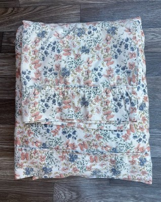 Threshold QUEEN Flat Sheet & 1 Pillowcase Ditsy Floral Cottage Core