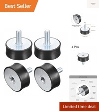 Rubber Mounts 4pcs M10 Male/Female Vibration Isolator Shock Absorber, for Gar...