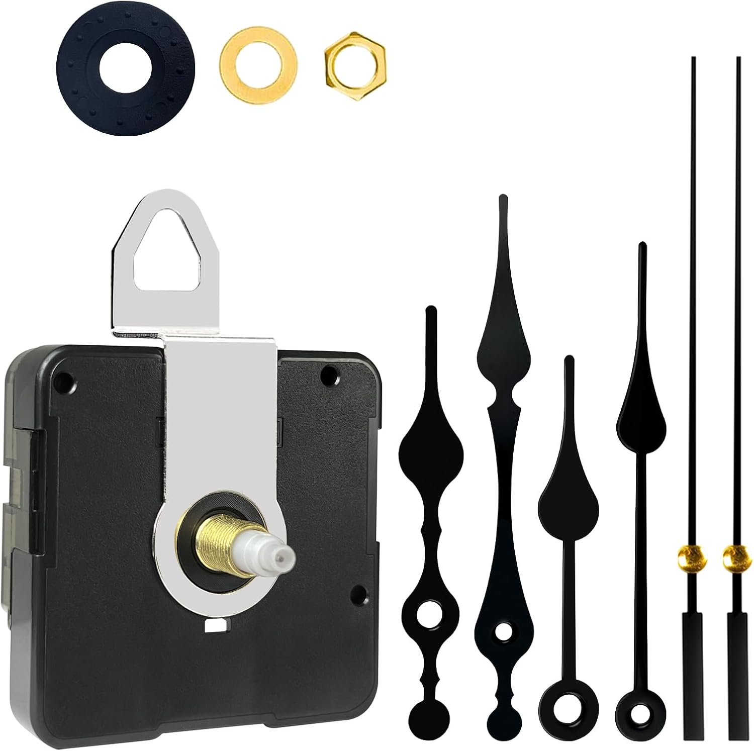 Clock Mechanism Replacement,Quartz Battery Operated Movement Silent DIY Wall Cl