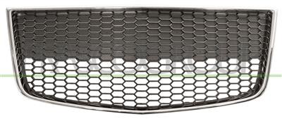 Grille centrale pare-chocs Chevrolet Aveo 2007-2010 en ABS noir pour version 3/5 portes