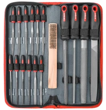 Hi-Spec 17 Piece Metal Hand & Needle File Tool Kit Set. Large & Small Mini T12..