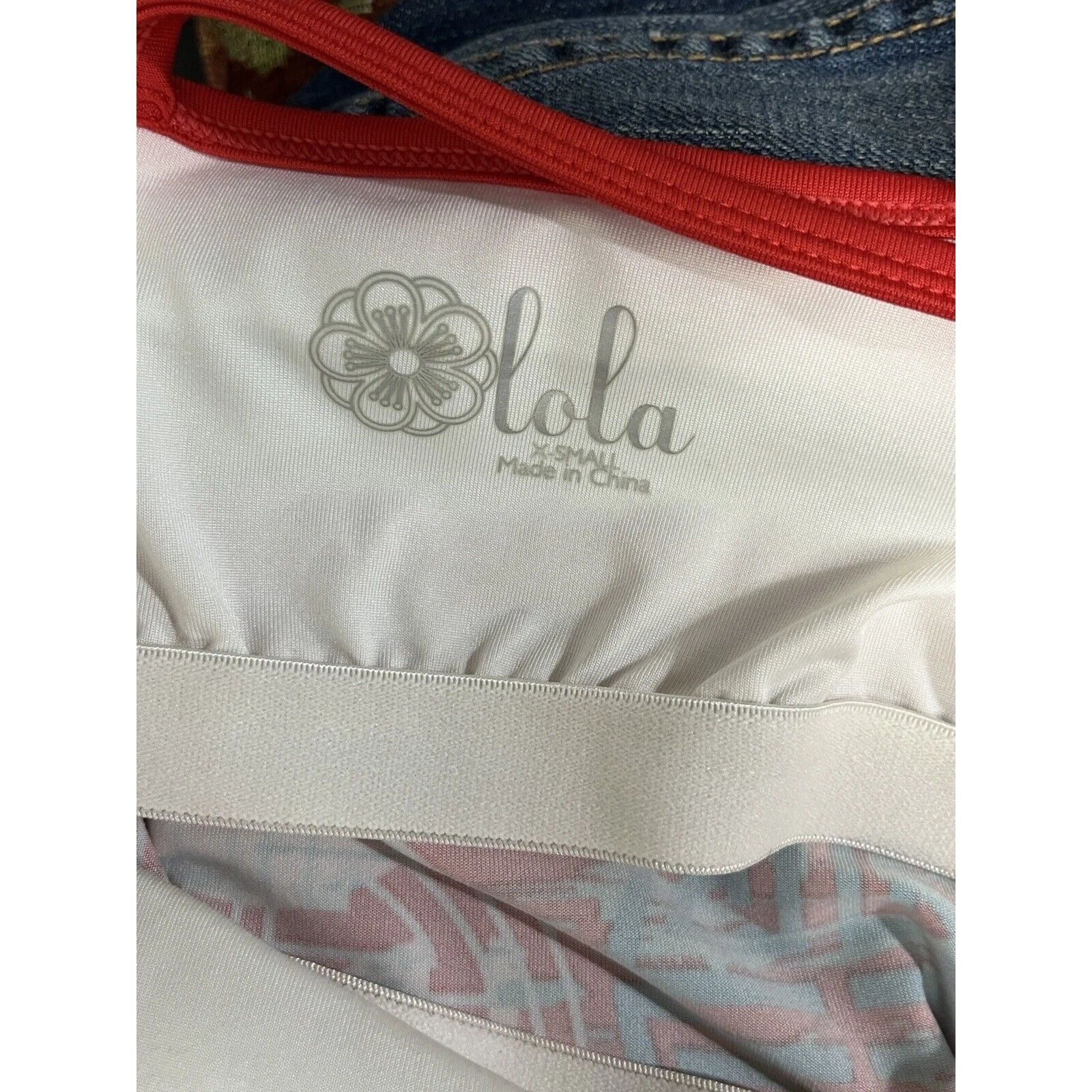 VETEMENTS Lola abito sportivo donna XS rosso blu incrociato schiena dry wic reggiseno mensola senza maniche