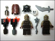 NEW LEGO Lord of the Rings 79007 2 MORDOR ORCS Minifigures w/Torches/Weapons/Etc