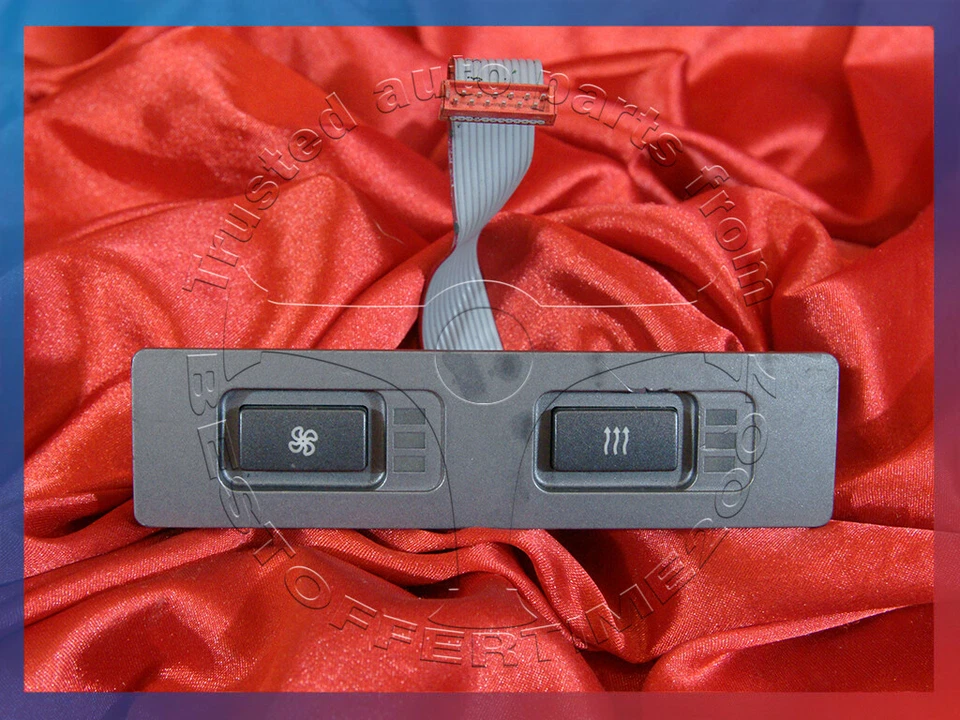 BOTÓN INTERRUPTOR AIRE ACONDICIONADO CALEFACCIÓN ASIENTO TRASERO DERECHO BMW E65 E66 7 6918430 Foto 2 de 4