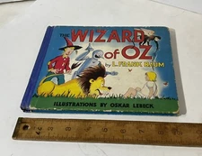 1939 WIZARD OF OZ CHILDREN'S BOOK, L. FRANK BAUM, JUDY GARLAND, MOVIE ADAPTION  
