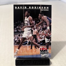 1992 SkyBox Team USA #74 David Robinson San Antonio Spurs HOF