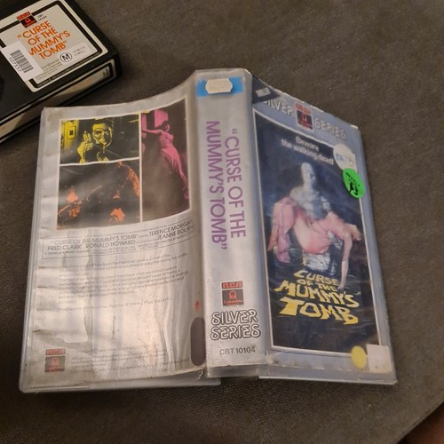 Curse Of The Mummy's Tomb Horror RCA Columbia Silver Series Beta Video (Non VHS) - Afbeelding 3 van 3