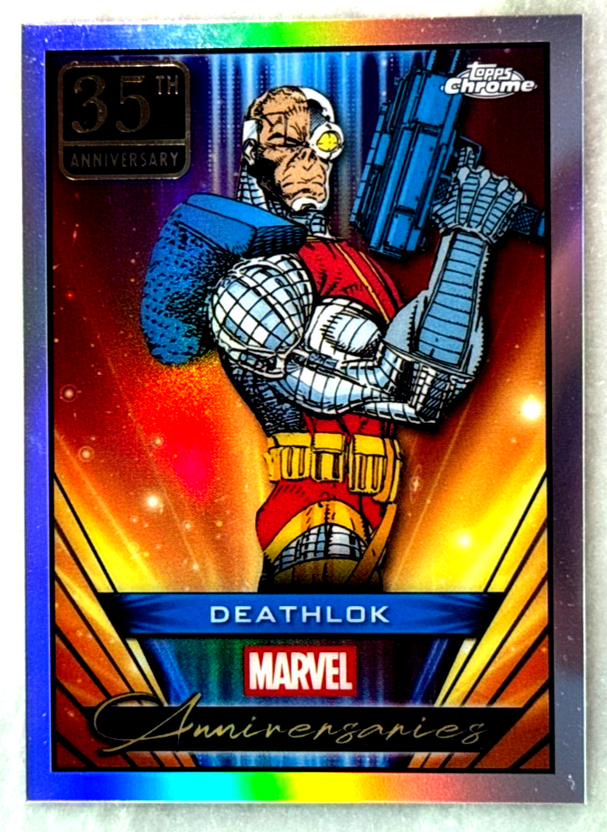 Deathlok 2025 Topps Chrome Marvel 35 Years Anniversary