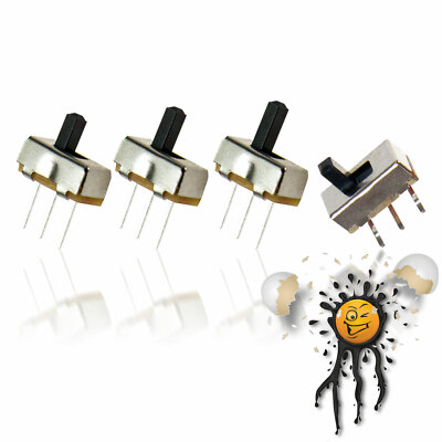 5 Stück / pcs. 1P2T Schiebeschalter Slide Switch 3/4/5/6 mm 3 Pin 2,54 mm pitch