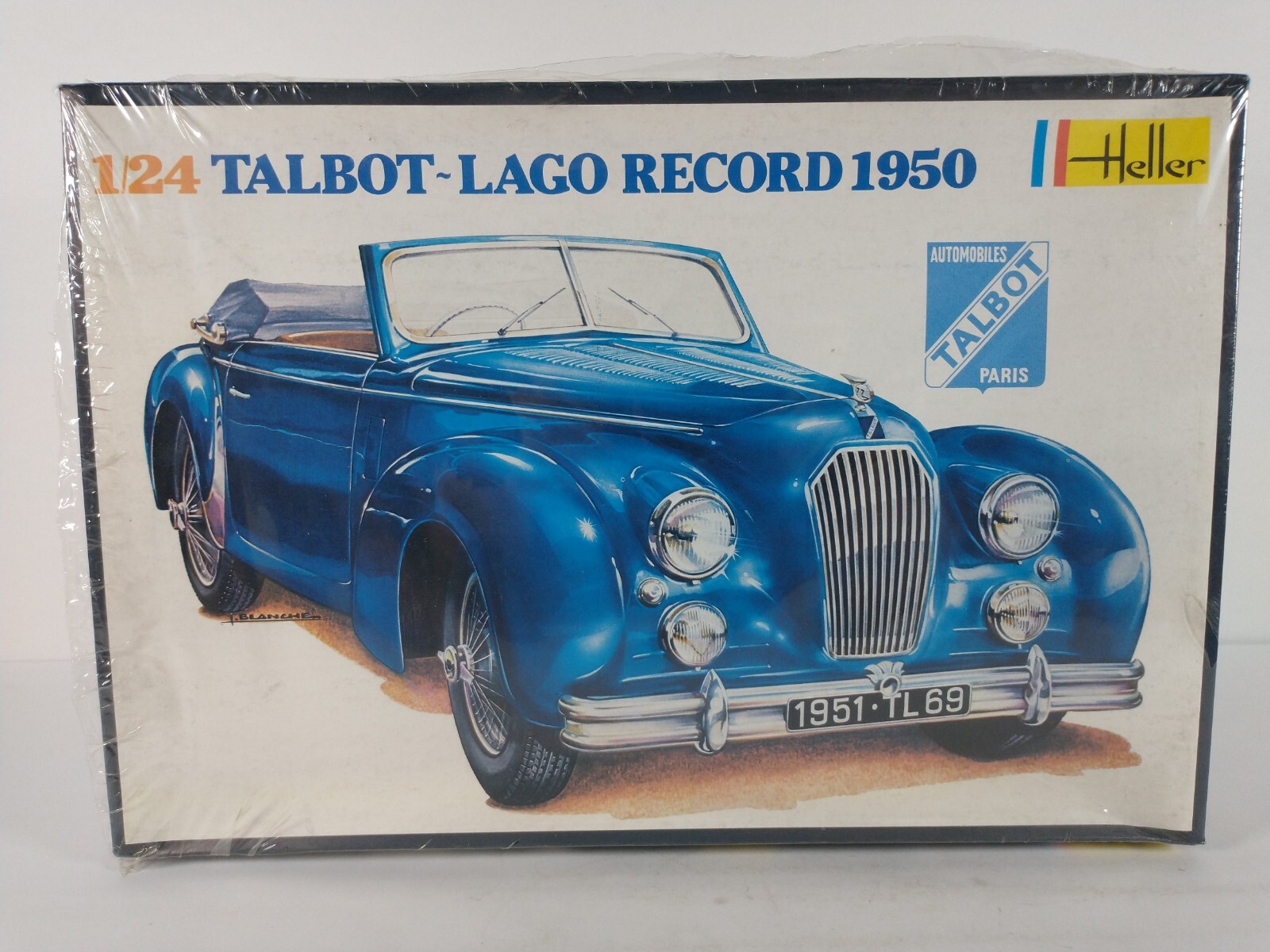 Talbot Model Kit Talbot-Lago Record 1950 Heller 1:24 Model Kit # 711 Sealed Box | eBay