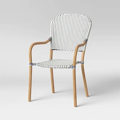 Threshold french cafe stacking patio chair deals