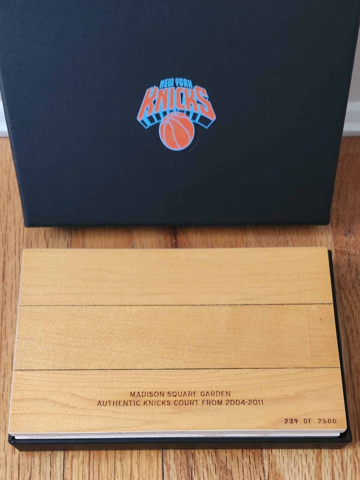 2004 - 2011 MADISON SQUARE GARDEN GAME USED FLOOR COURT New York Knicks ...