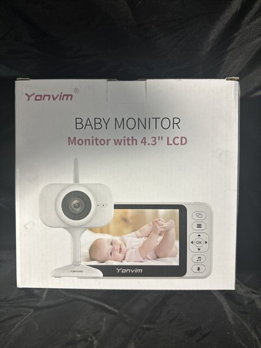 Yonvim Baby Monitor With 4.3'' LCD New