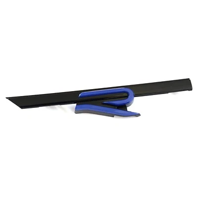 Original VW Golf 8 R Schriftzug Kühlergrill Emblem Plakette Clip schwarz/blau - Bild 1 von 3