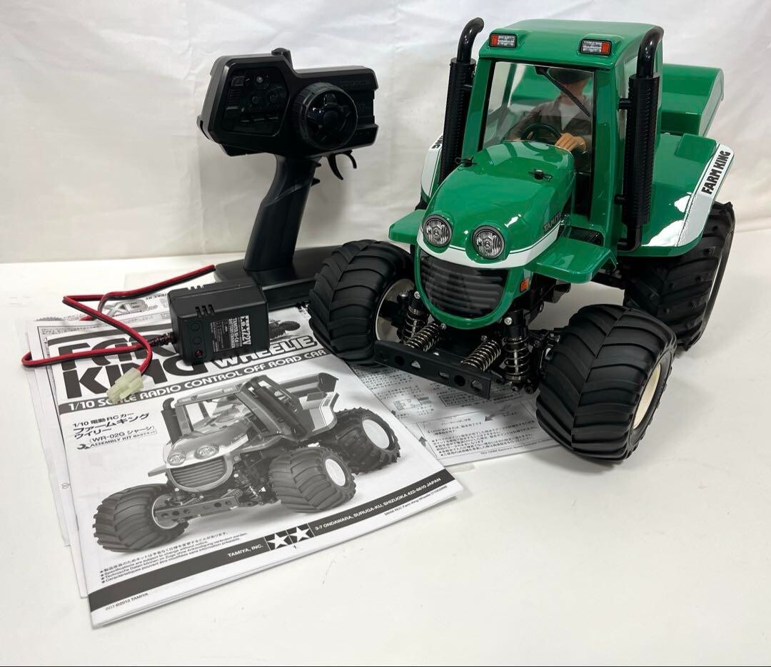 Tamiya XB Farm King Willie WR-02G RC off-road buggy set