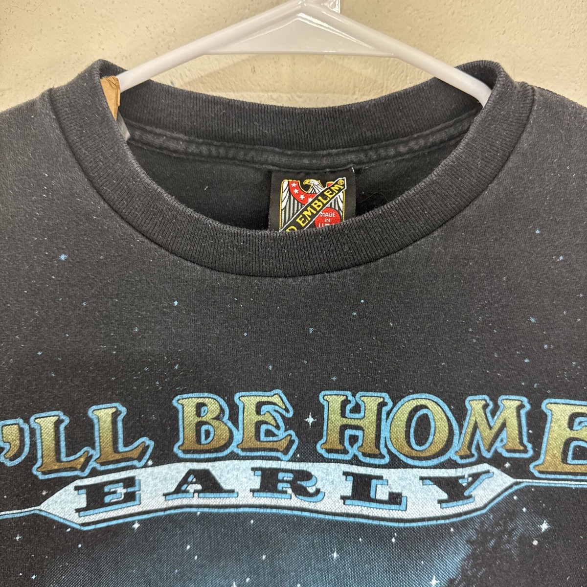 Vintage Truckers Only 3D EMBLEM Rare T Shirt Large I