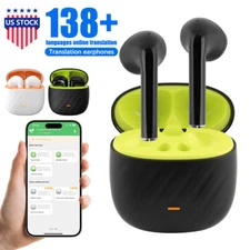 Bluetooth Translator Earphones Real Time 144 Languages Smart Translation Earbuds