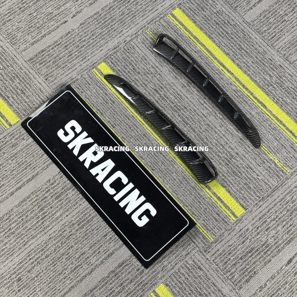 Real Carbon Fiber Side Fender Vent Cover Trim For 2010-2016 Porsche Panamera 970 Foto 4 de 4