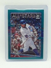 Javier Baez 2020 Donruss Optic Baseball - TEAL VELOCITY (30/35) Chicago Cubs