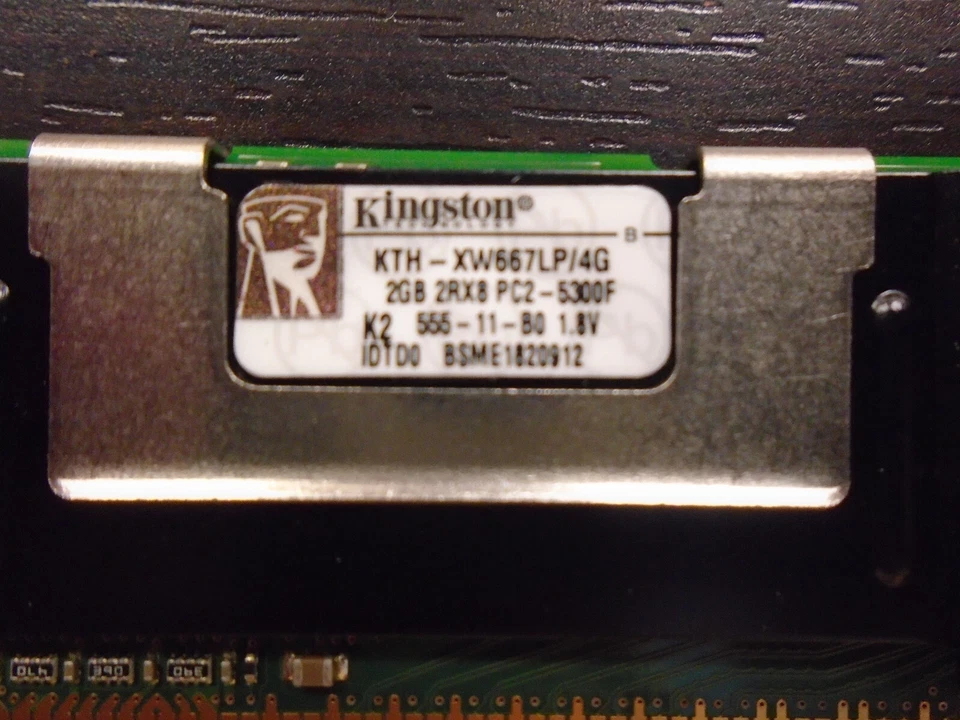 Kingston KTH-XW667291/4G 555-11-B0 1.8V lot of 2 - Image 4 of 4