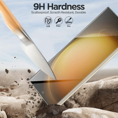 For Samsung Galaxy S23 Ultra/S23+/S23 Tempered Glass Screen Protector Full Cover - Picture 5 of 12