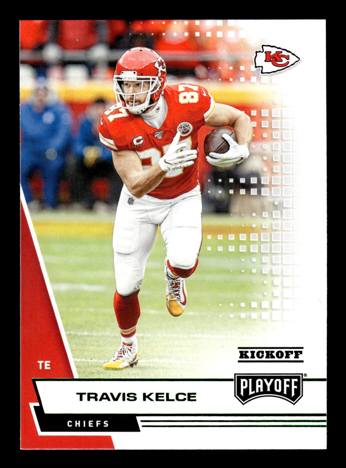 Travis Kelce 2020 Panini Playoff #84 Chiefs Kickoff
