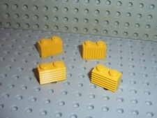 4x LEGO Train yellow bricks