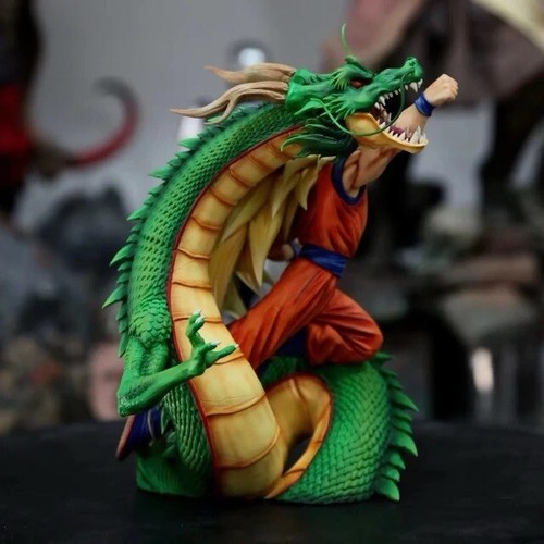 NEW BOX - Dragon Ball Z Goku Super Saiyan Shenron Action Figure Statue Figurine - Picture 4 of 7
