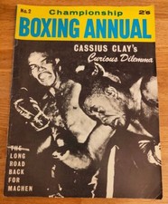 MAGAZINE - Championship Boxing Annual No #2 1964 Cassius Clay's Curious Dilemma